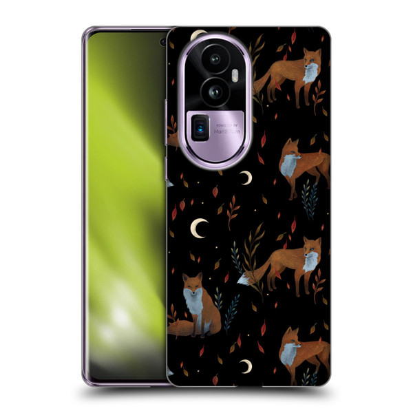 Episodic Drawing Art Foxes Pattern Soft Gel Case for OPPO Reno10 Pro+