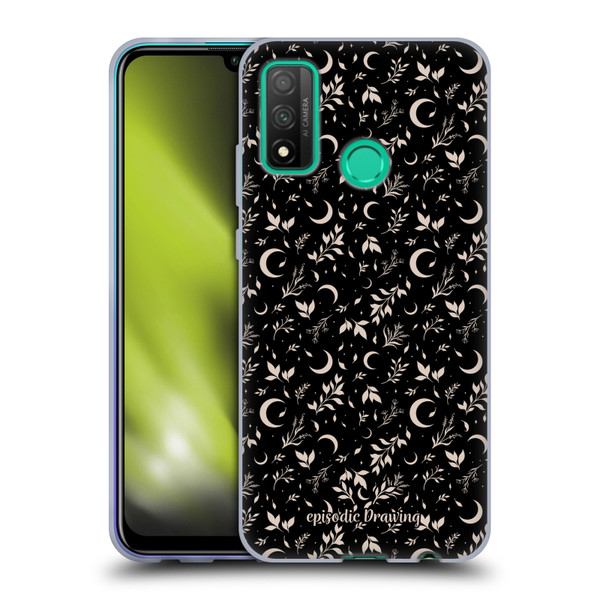 Episodic Drawing Florals & Serpents Moon Garden Soft Gel Case for Huawei P Smart (2020)