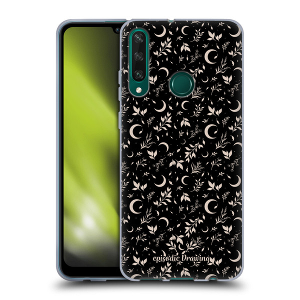 Episodic Drawing Florals & Serpents Moon Garden Soft Gel Case for Huawei Y6p