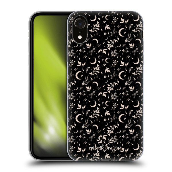 Episodic Drawing Florals & Serpents Moon Garden Soft Gel Case for Apple iPhone XR