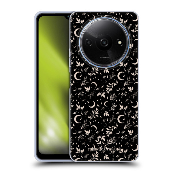 Episodic Drawing Florals & Serpents Moon Garden Soft Gel Case for Xiaomi Redmi A3