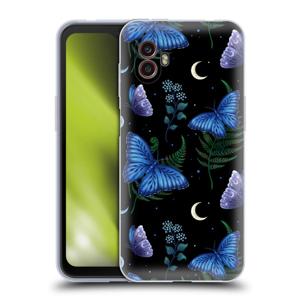 Episodic Drawing Pattern Blue Morpho Butterfly Soft Gel Case for Samsung Galaxy Xcover6 Pro/Pro2