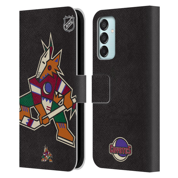 NHL Arizona Coyotes Oversized Leather Book Wallet Case Cover For Samsung Galaxy M15/F15 5G