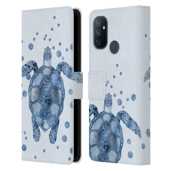 LebensArt Nature Turtle Leather Book Wallet Case Cover For OnePlus Nord N100