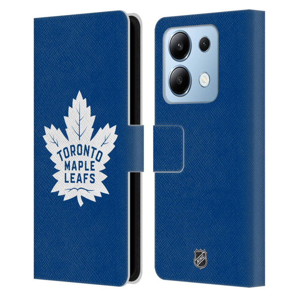 NHL Toronto Maple Leafs Plain Leather Book Wallet Case Cover For Xiaomi Redmi Note 13/13 Pro 5G