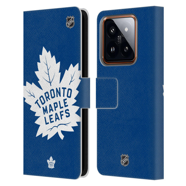 NHL Toronto Maple Leafs Oversized Leather Book Wallet Case Cover For Xiaomi 14