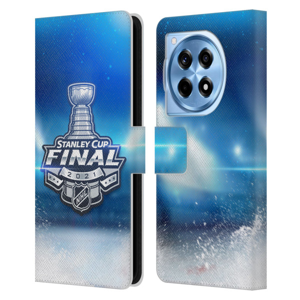 NHL 2021 Stanley Cup Final Stadium Leather Book Wallet Case Cover For OnePlus 12R