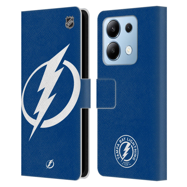 NHL Tampa Bay Lightning Oversized Leather Book Wallet Case Cover For Xiaomi Redmi Note 13/13 Pro 5G
