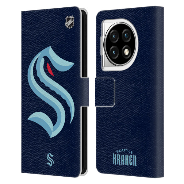 NHL Seattle Kraken Oversized Leather Book Wallet Case Cover For OPPO OnePlus Ace 3 5G