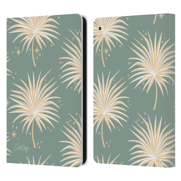 Cat Coquillette Tropical Wildlife Fan Palm Sparkles Leather Book Wallet Case Cover For Apple iPad Air 2 (2014)