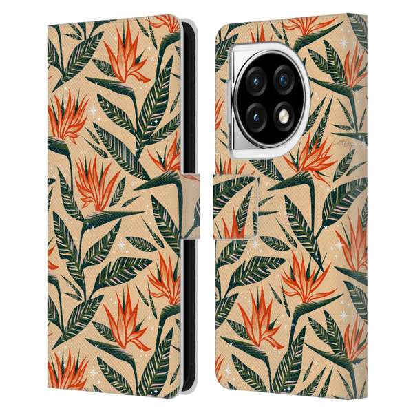 Cat Coquillette Tropical Wildlife Bird Of Paradise Leather Book Wallet Case Cover For OPPO OnePlus Ace 3 5G