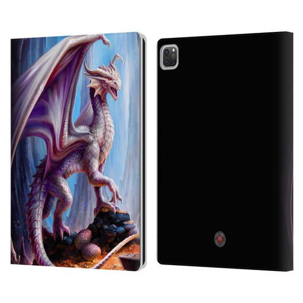 Anne Stokes Mix Fantasy Art Treasure Trove Leather Book Wallet Case Cover For Apple iPad Pro 13 M4 2024