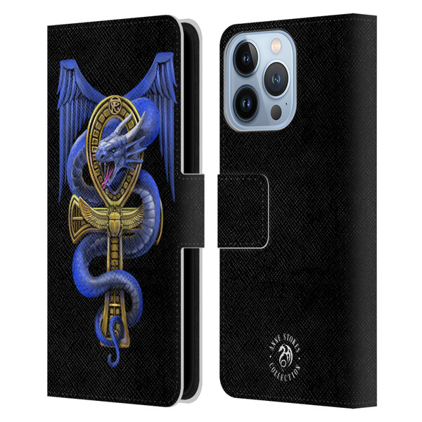 Anne Stokes Mix Fantasy Art Apep's Oracle Leather Book Wallet Case Cover For Apple iPhone 13 Pro