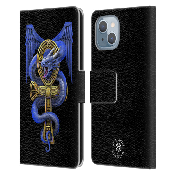 Anne Stokes Mix Fantasy Art Apep's Oracle Leather Book Wallet Case Cover For Apple iPhone 14
