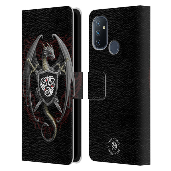 Anne Stokes Mix Fantasy Art Dragon Defender Leather Book Wallet Case Cover For OnePlus Nord N100