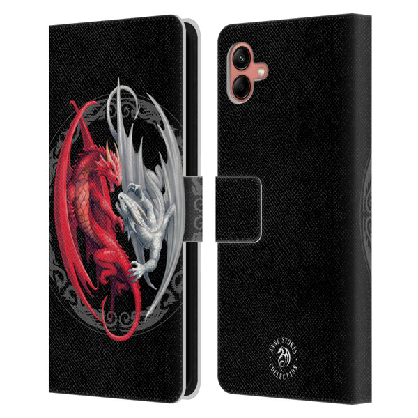 Anne Stokes Mix Fantasy Art Merlin's Dragons Leather Book Wallet Case Cover For Samsung Galaxy A04 (2022)