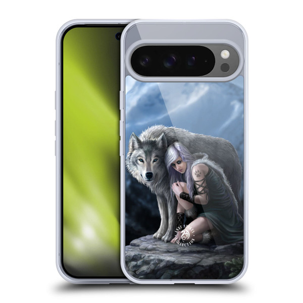 Anne Stokes Wolves Protector Soft Gel Case for Google Pixel 9 Pro XL