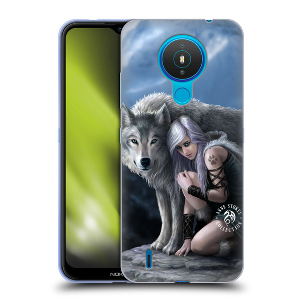 Anne Stokes Wolves Protector Soft Gel Case for Nokia 1.4