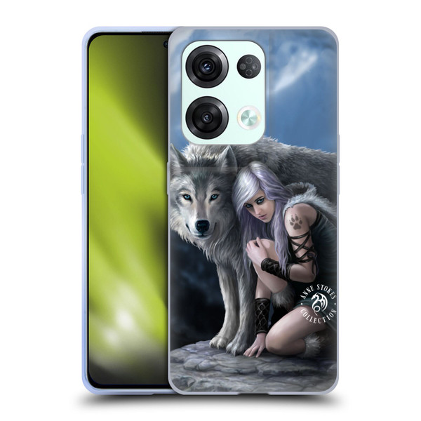 Anne Stokes Wolves Protector Soft Gel Case for OPPO Reno8 Pro