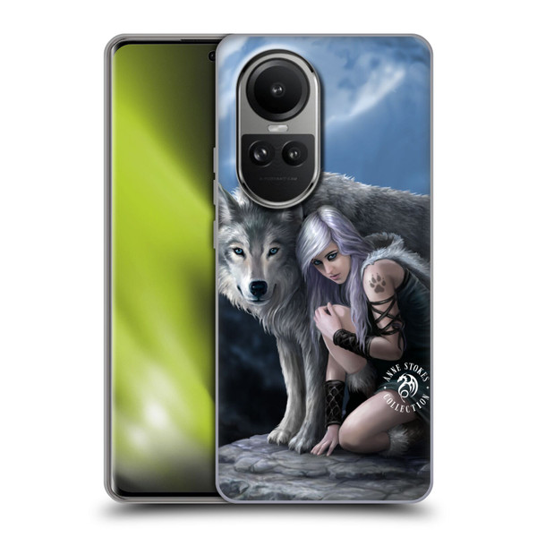 Anne Stokes Wolves Protector Soft Gel Case for OPPO Reno10 5G / Reno10 Pro 5G