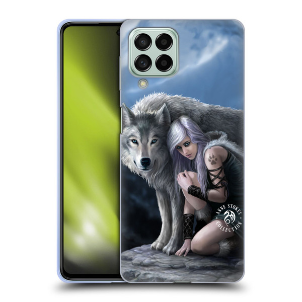 Anne Stokes Wolves Protector Soft Gel Case for Samsung Galaxy M53 (2022)