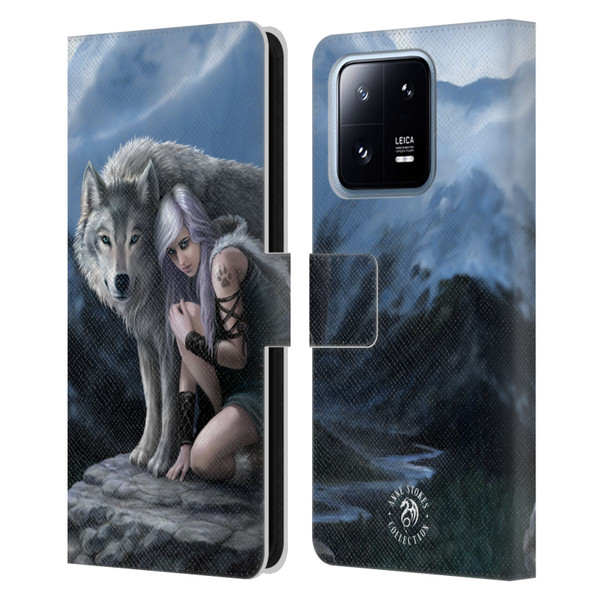 Anne Stokes Wolves Protector Leather Book Wallet Case Cover For Xiaomi 13 Pro 5G