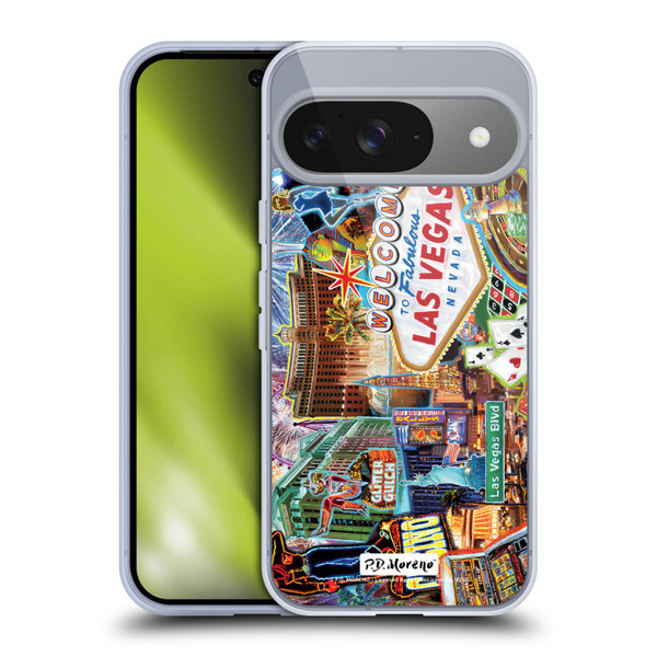 P.D. Moreno Cities Las Vegas 1 Soft Gel Case for Google Pixel 9 / Pixel 9 Pro