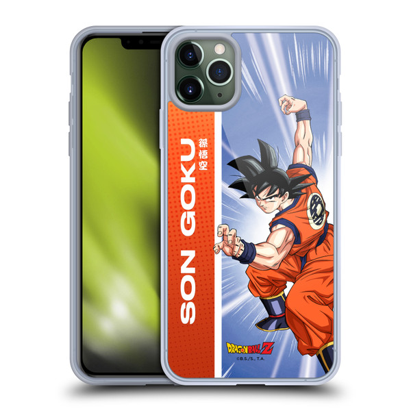 Dragon Ball Z Saiyan Arc Characters Son Goku Soft Gel Case for Apple iPhone 11 Pro Max