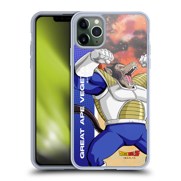 Dragon Ball Z Saiyan Arc Characters Great Ape Vegeta Soft Gel Case for Apple iPhone 11 Pro Max