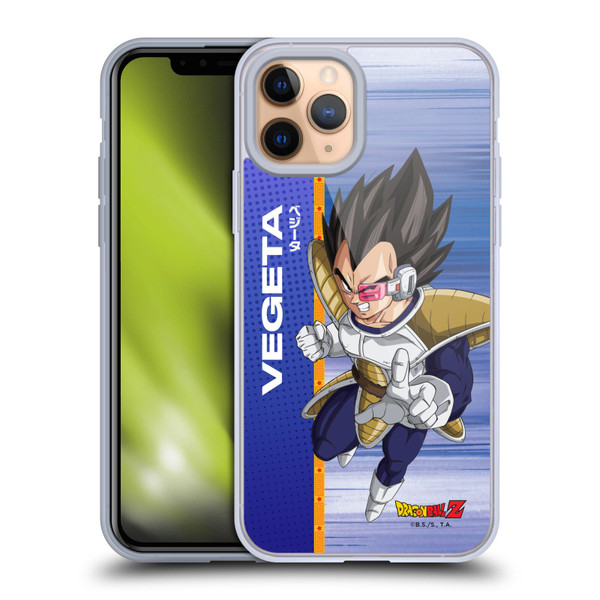 Dragon Ball Z Saiyan Arc Characters Vegeta Soft Gel Case for Apple iPhone 11 Pro