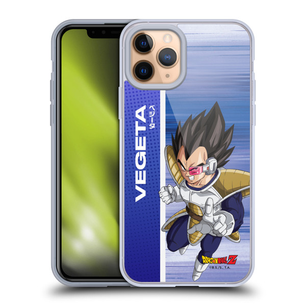 Dragon Ball Z Saiyan Arc Characters Vegeta Soft Gel Case for Apple iPhone 11 Pro