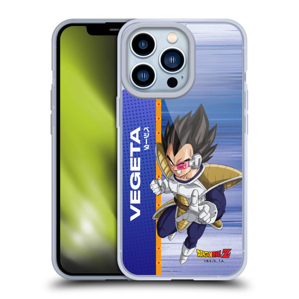 Dragon Ball Z Saiyan Arc Characters Vegeta Soft Gel Case for Apple iPhone 13 Pro