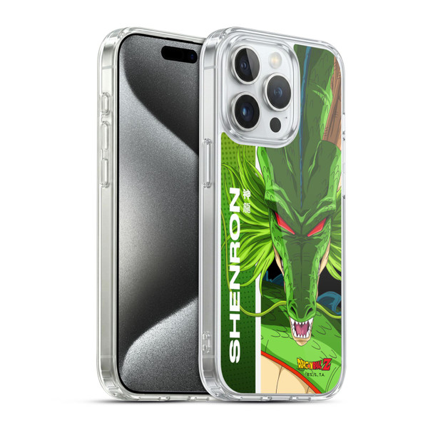 Dragon Ball Z Saiyan Arc Characters Shenron Soft Gel Case for Apple iPhone 15 Pro & MagSafe