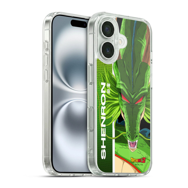 Dragon Ball Z Saiyan Arc Characters Shenron Soft Gel Case for Apple iPhone 16 & MagSafe