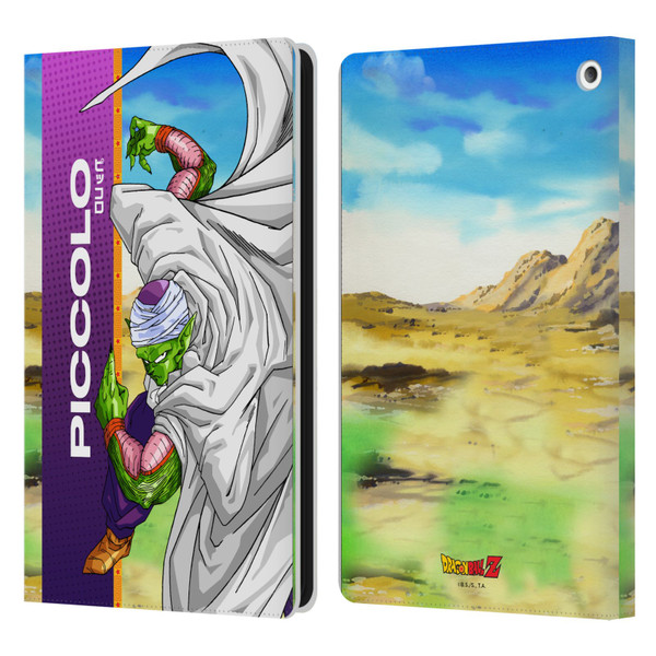 Dragon Ball Z Saiyan Arc Characters Piccolo Leather Book Wallet Case Cover For Amazon Fire HD 8/Fire HD 8 Plus 2020