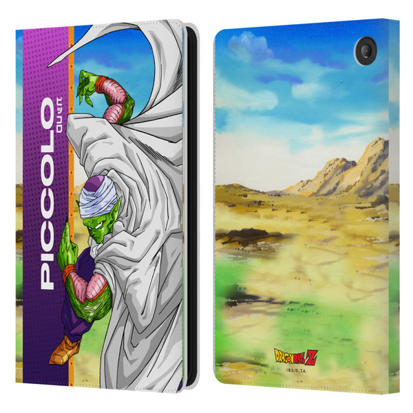 Dragon Ball Z Saiyan Arc Characters Piccolo Leather Book Wallet Case Cover For Amazon Fire 7 2022