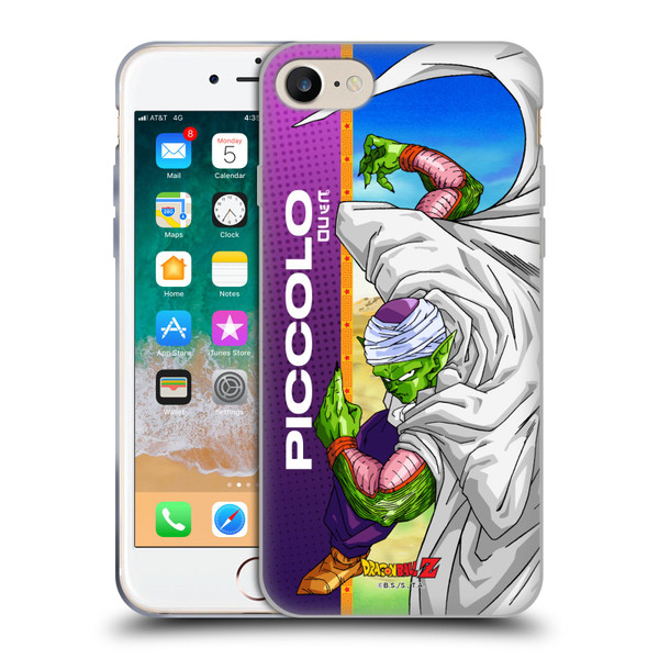 Dragon Ball Z Saiyan Arc Characters Piccolo Soft Gel Case for Apple iPhone 7 / 8 / SE 2020 & 2022