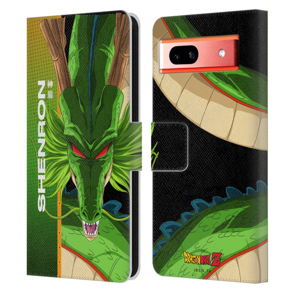 Dragon Ball Z Saiyan Arc Characters Shenron Leather Book Wallet Case Cover For Google Pixel 7a
