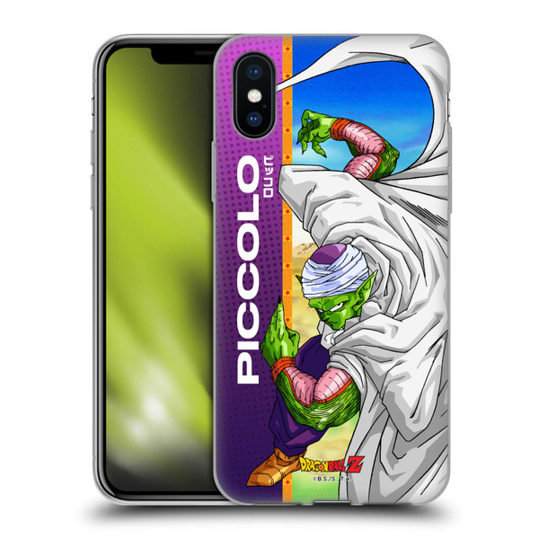 Dragon Ball Z Saiyan Arc Characters Piccolo Soft Gel Case for Apple iPhone X / iPhone XS
