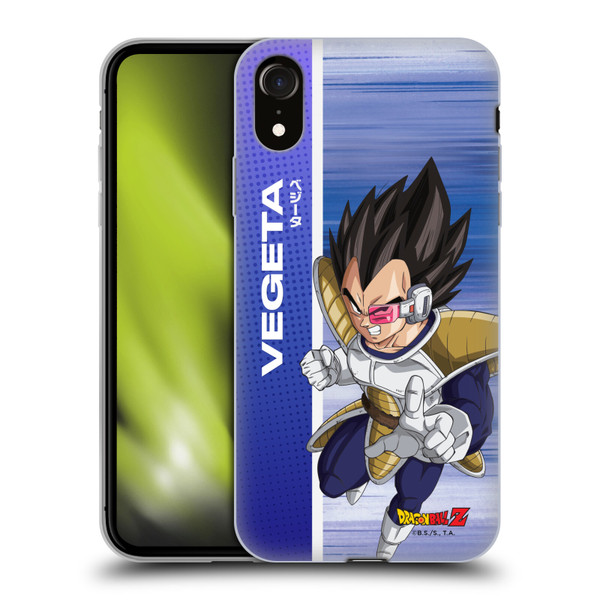 Dragon Ball Z Saiyan Arc Characters Vegeta Soft Gel Case for Apple iPhone XR