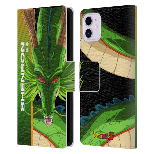 Dragon Ball Z Saiyan Arc Characters Shenron Leather Book Wallet Case Cover For Apple iPhone 11
