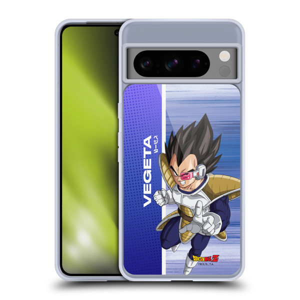 Dragon Ball Z Saiyan Arc Characters Vegeta Soft Gel Case for Google Pixel 8 Pro