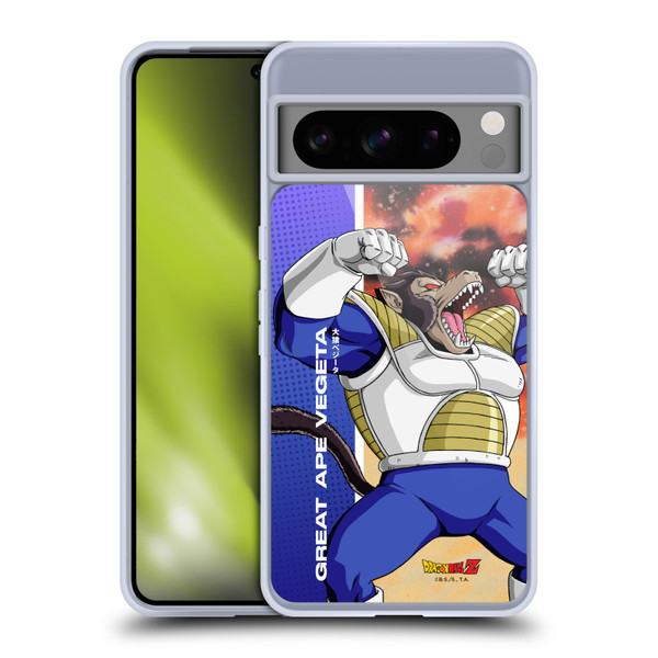 Dragon Ball Z Saiyan Arc Characters Great Ape Vegeta Soft Gel Case for Google Pixel 8 Pro