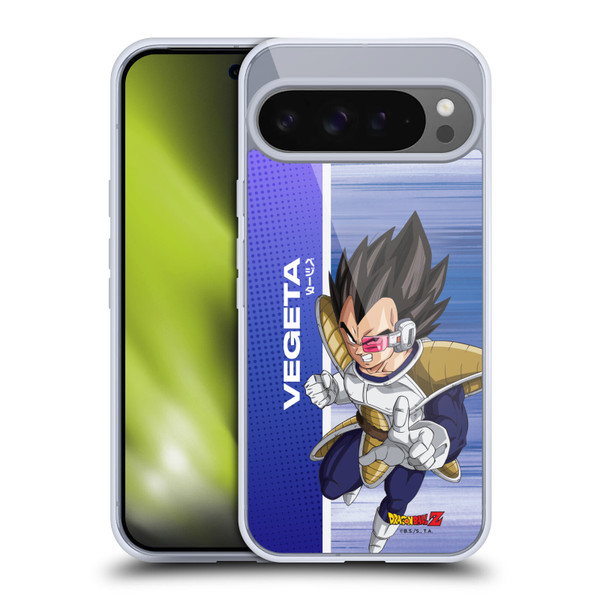 Dragon Ball Z Saiyan Arc Characters Vegeta Soft Gel Case for Google Pixel 9 Pro XL