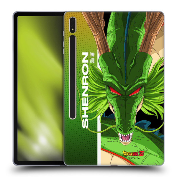 Dragon Ball Z Saiyan Arc Characters Shenron Soft Gel Case for Samsung Galaxy Tab S8 Plus