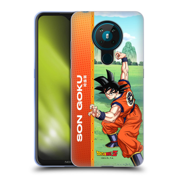Dragon Ball Z Saiyan Arc Characters Son Goku Soft Gel Case for Nokia 5.3