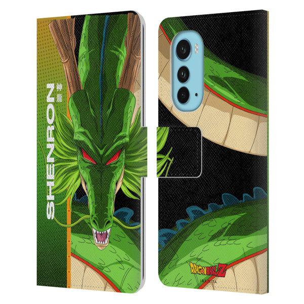 Dragon Ball Z Saiyan Arc Characters Shenron Leather Book Wallet Case Cover For Motorola Edge (2022)