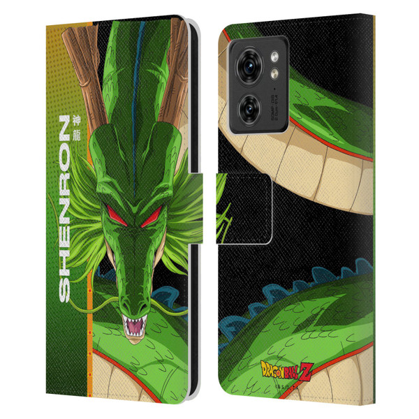 Dragon Ball Z Saiyan Arc Characters Shenron Leather Book Wallet Case Cover For Motorola Moto Edge 40