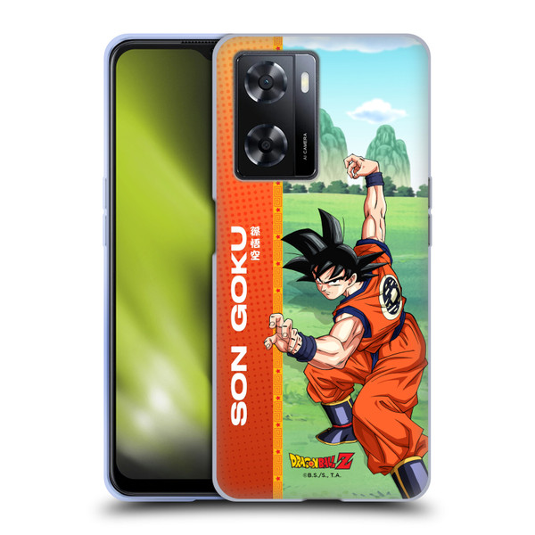 Dragon Ball Z Saiyan Arc Characters Son Goku Soft Gel Case for OPPO A57s