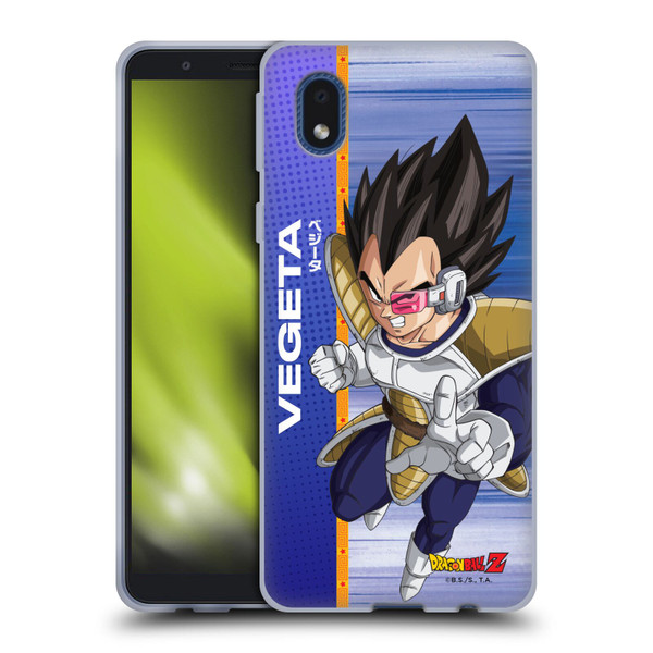 Dragon Ball Z Saiyan Arc Characters Vegeta Soft Gel Case for Samsung Galaxy A01 Core (2020)